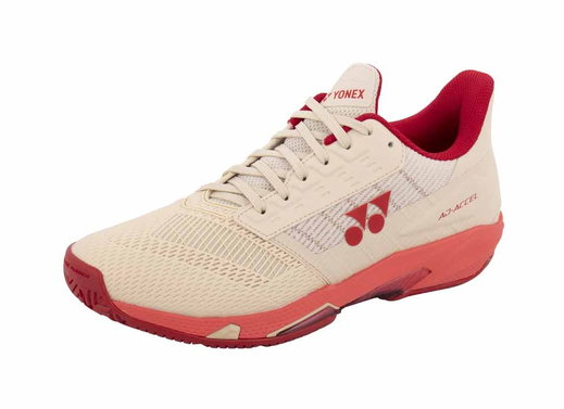 Buty tenisowe Yonex Power Cushion AD-ACCEL Allcourt/lekkość beżowe damskie